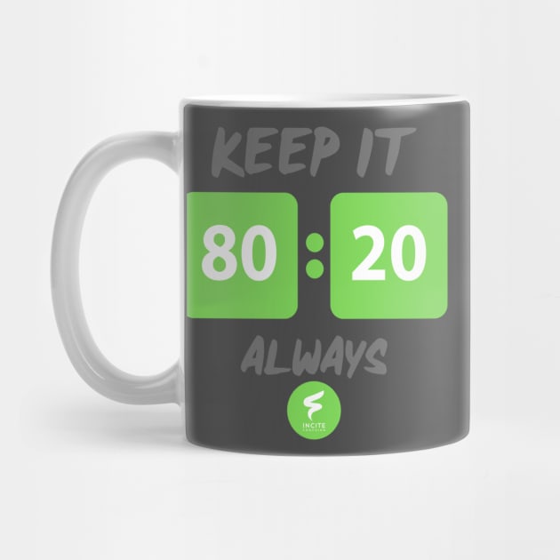 Keep it 80:20 Always by InciteCoaching